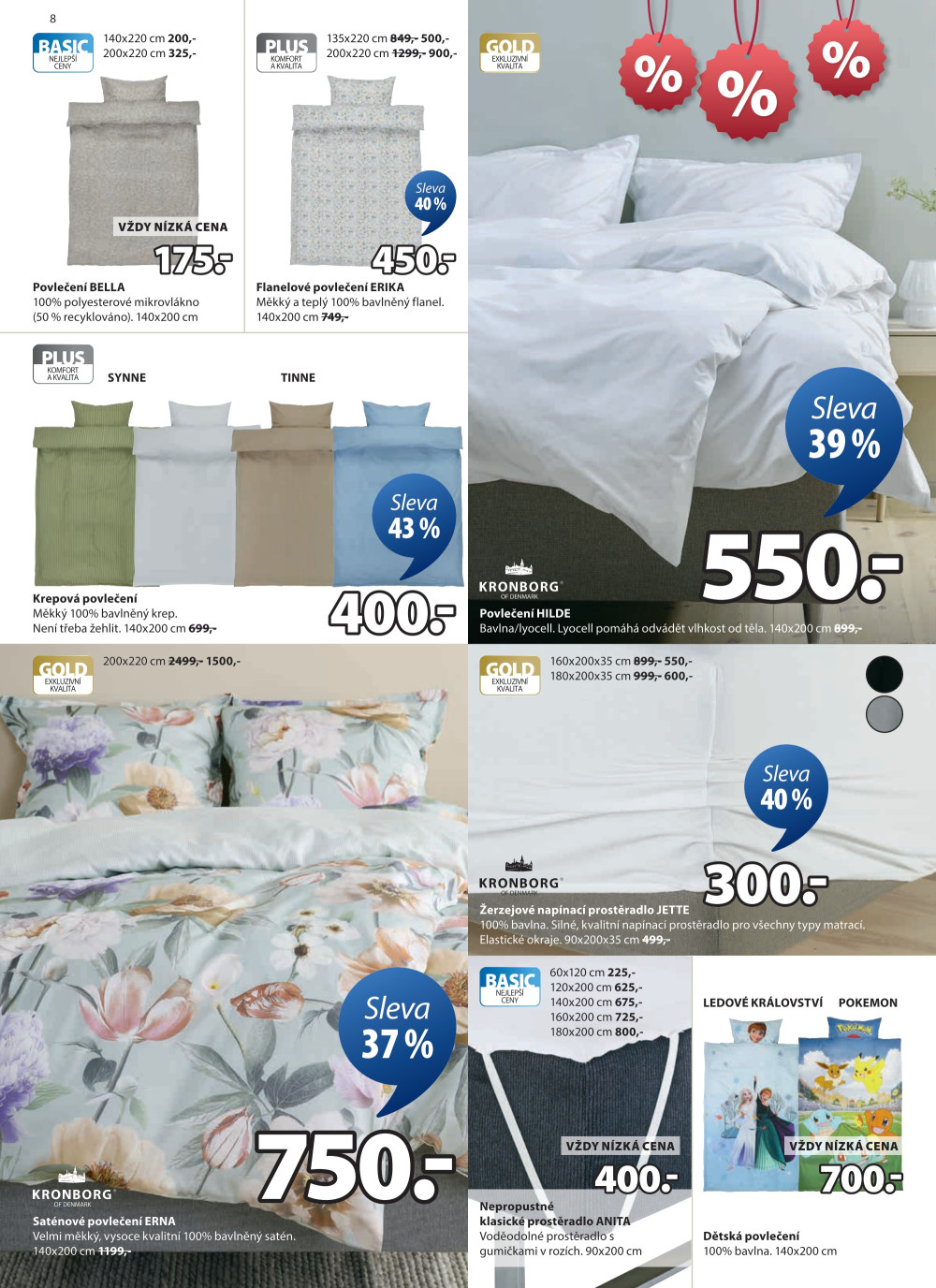 Leták Jysk leták - Výprodej až 65 % - strana 9