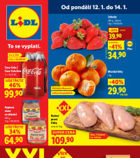 Akční leták Lidl  od pondělí
