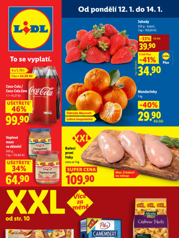 Lidl leták od pondělí