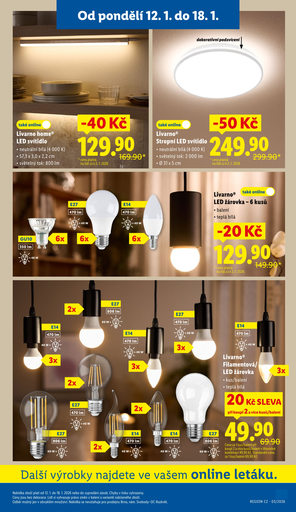 Leták Lidl leták - Nabídka spotřebního zboží - strana 13