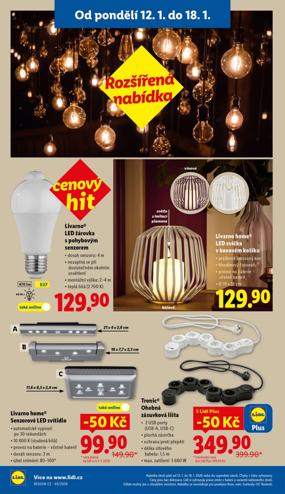 Leták Lidl leták - Nabídka spotřebního zboží - strana 14