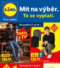 Akční leták Lidl  - Nabídka spotřebního zboží