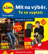 Akční leták Lidl  - Nabídka spotřebního zboží