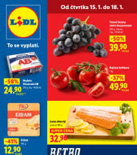 Akční leták Lidl  od čtvrtka - Retro týden