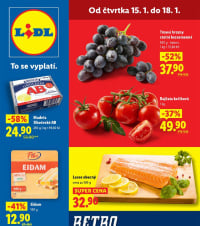 Akční leták Lidl  od čtvrtka - Retro týden