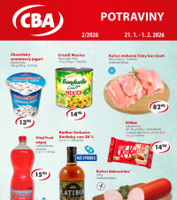 Akční leták CBA Potraviny 