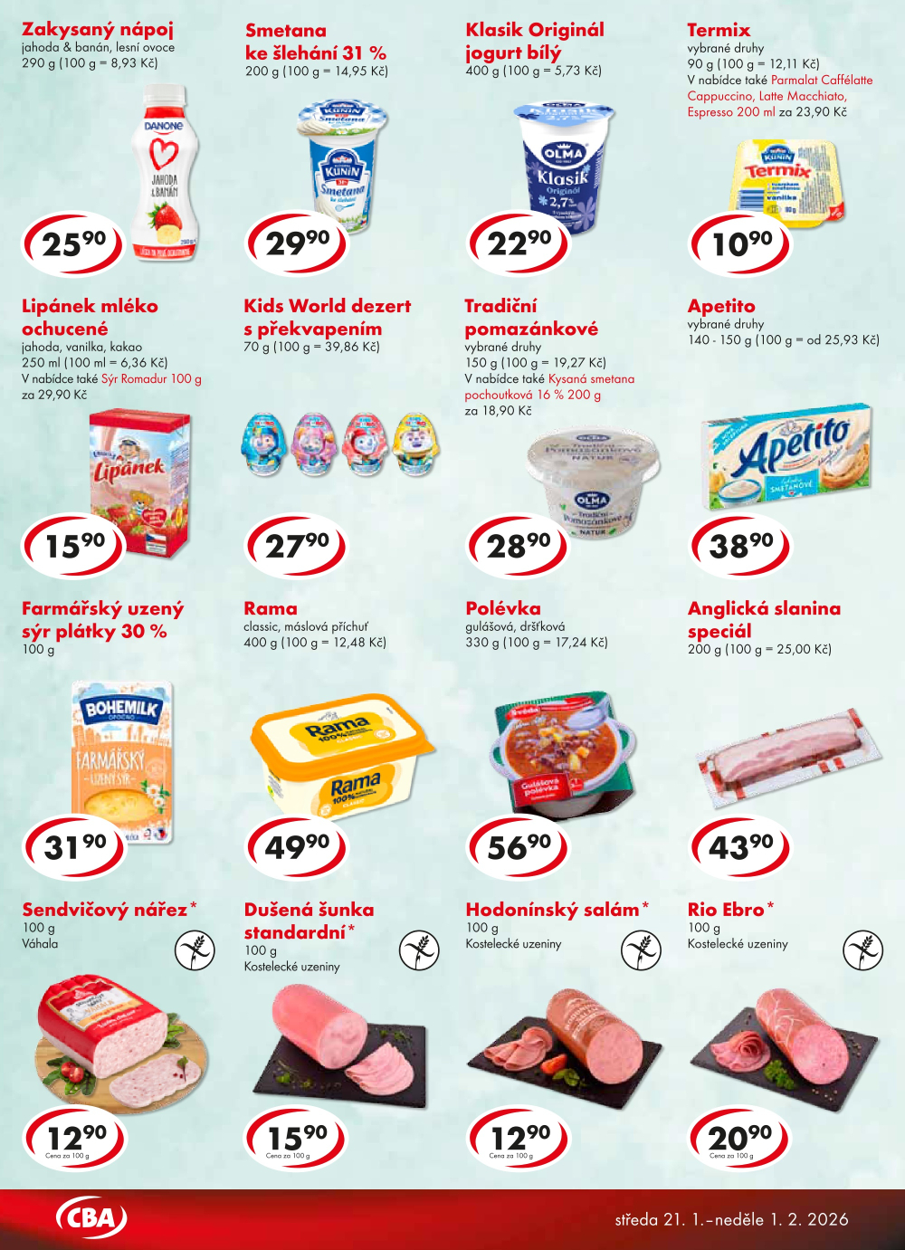 Leták CBA Potraviny leták - strana 2