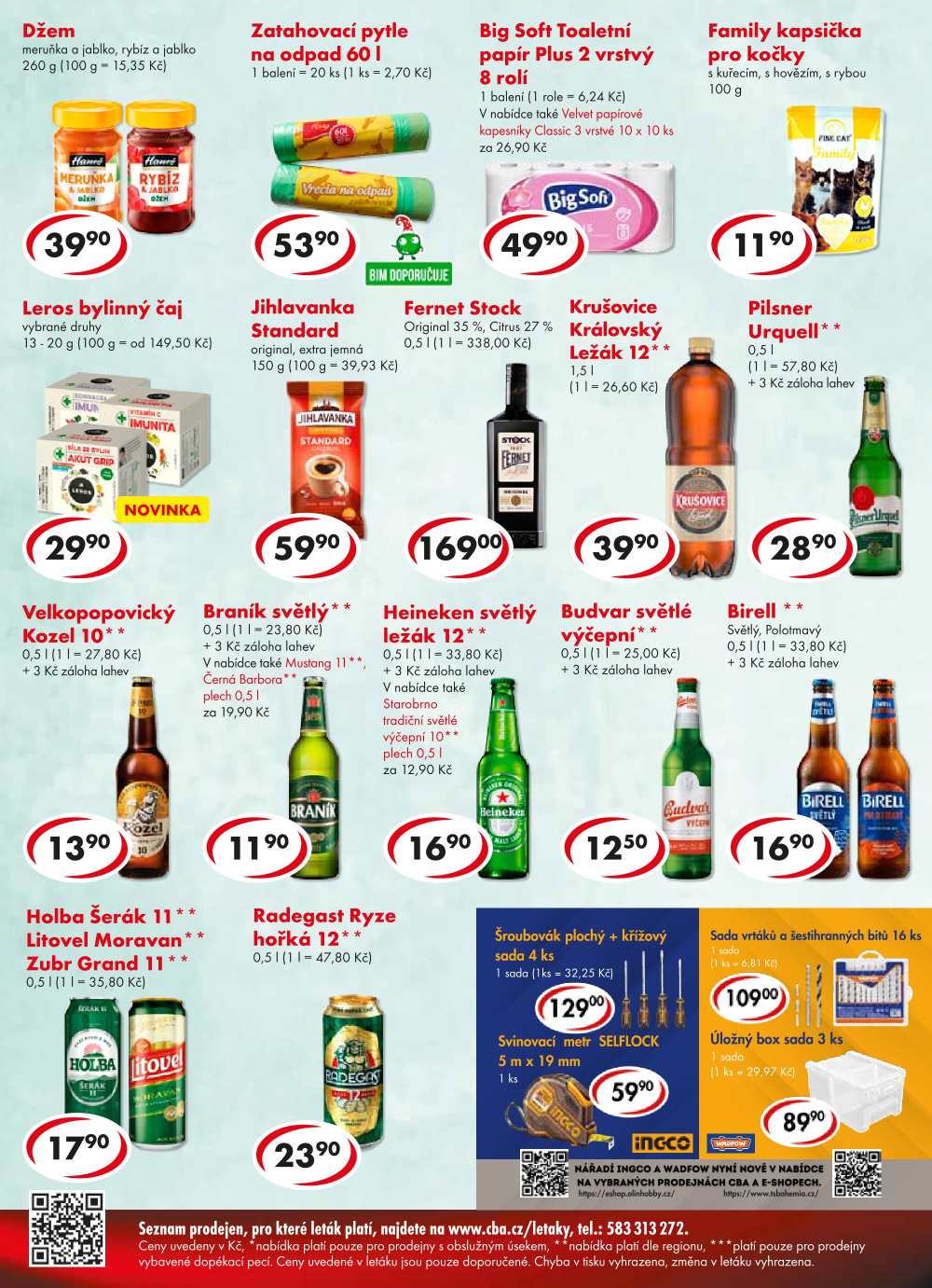 Leták CBA Potraviny leták - strana 4