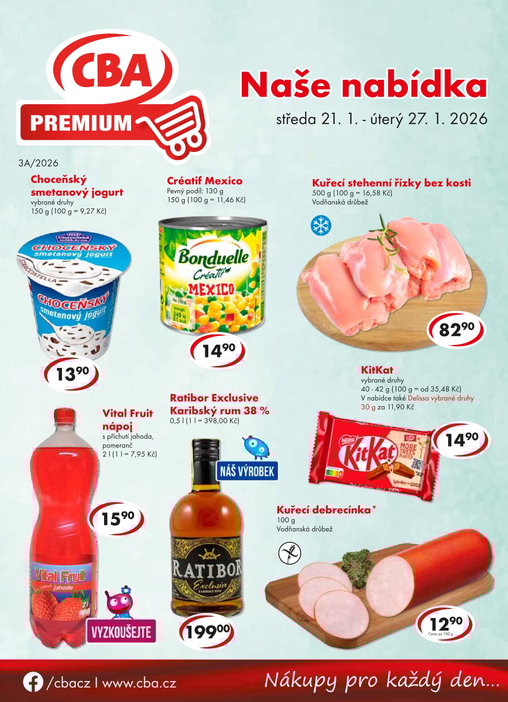 Leták CBA Premium leták - strana 1