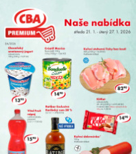 Akční leták CBA Premium 