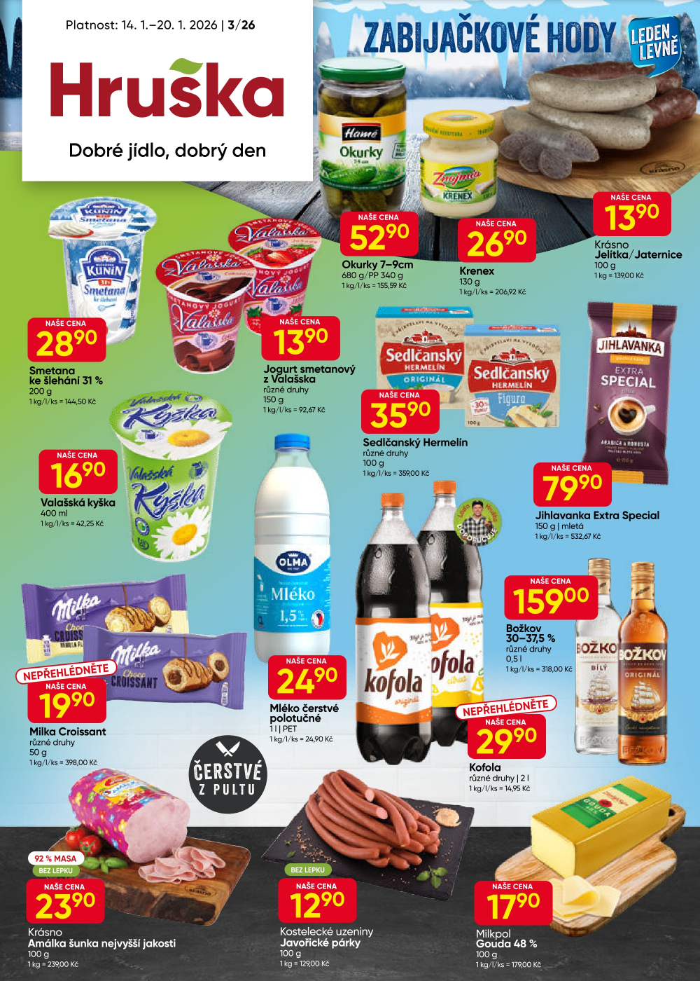 Leták Hruška leták - strana 1