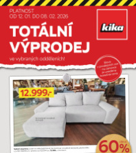 Akční leták Kika Nábytek  - Totální výprodej