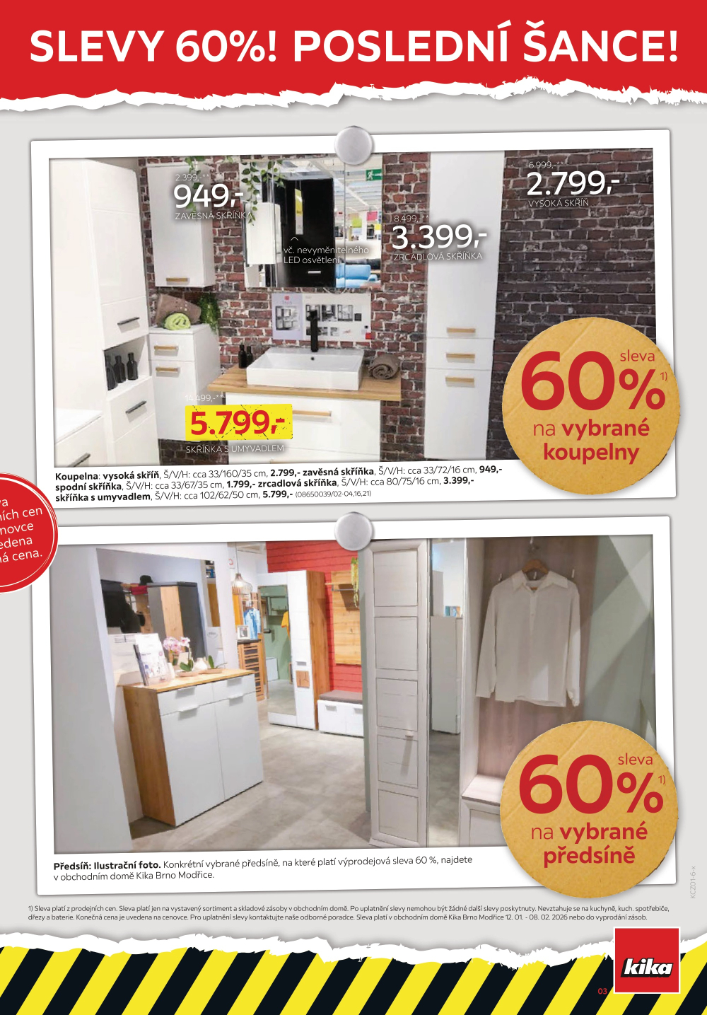 Leták Kika Nábytek leták - Totální výprodej - strana 3