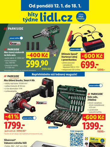 Lidl - shop.cz leták - hity týdne