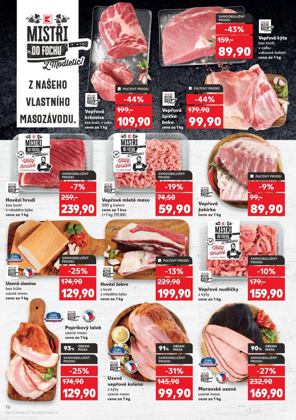 Leták Kaufland leták Ostrava - Moravská Ostrava - strana 16