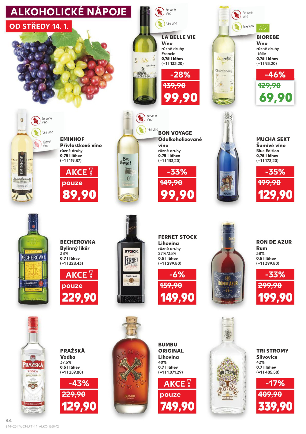 Leták Kaufland leták Plzeň - Bory - strana 44