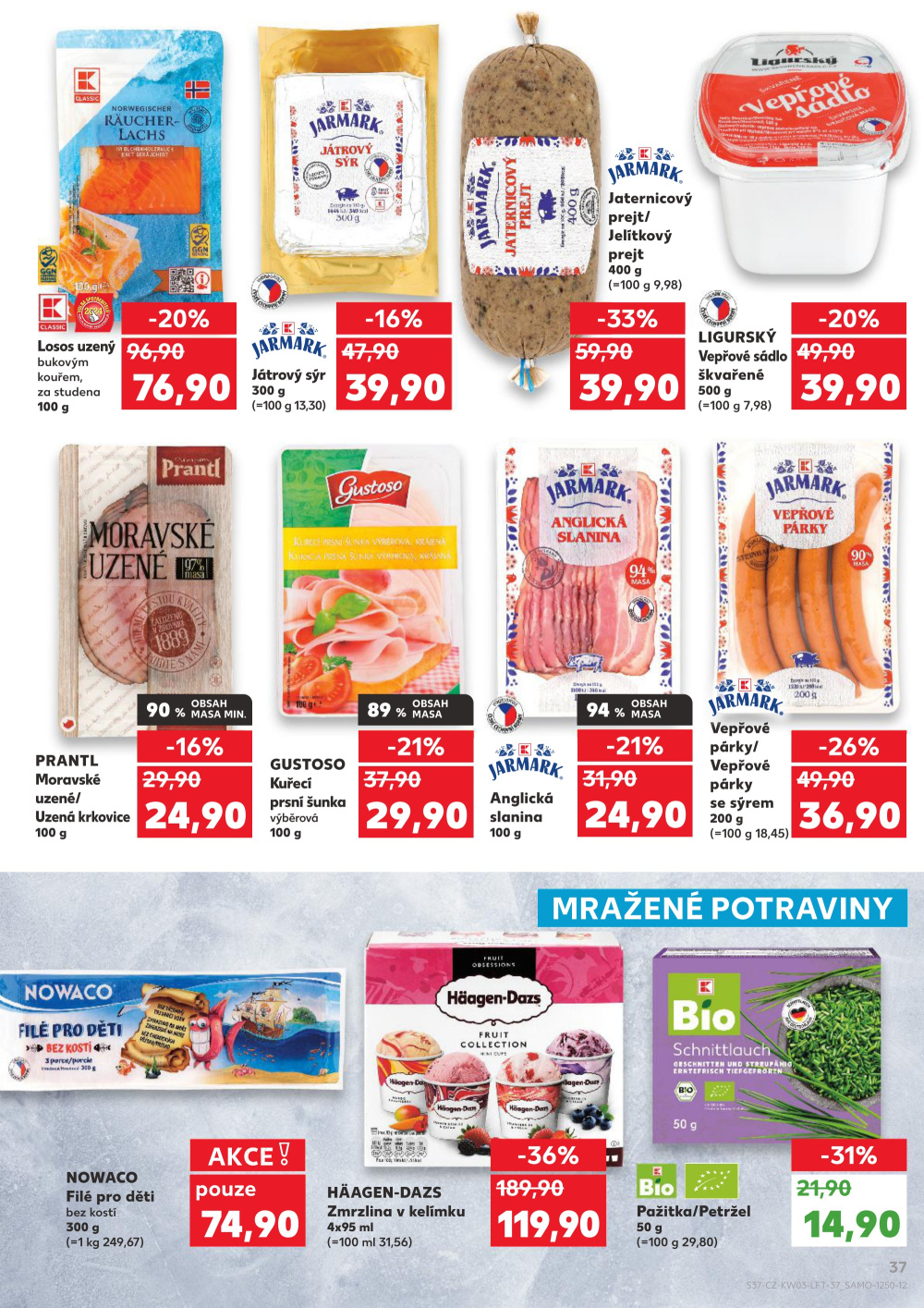 Leták Kaufland leták Ostrava - Mariánské Hory - strana 37
