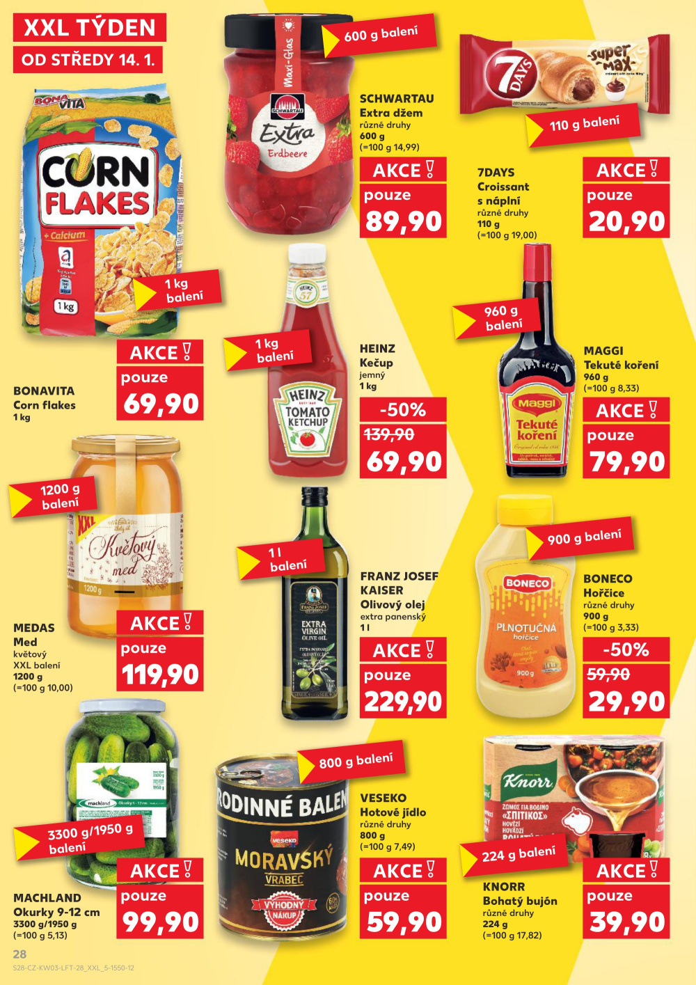 Leták Kaufland leták Praha 8 - Malý Klín - strana 28