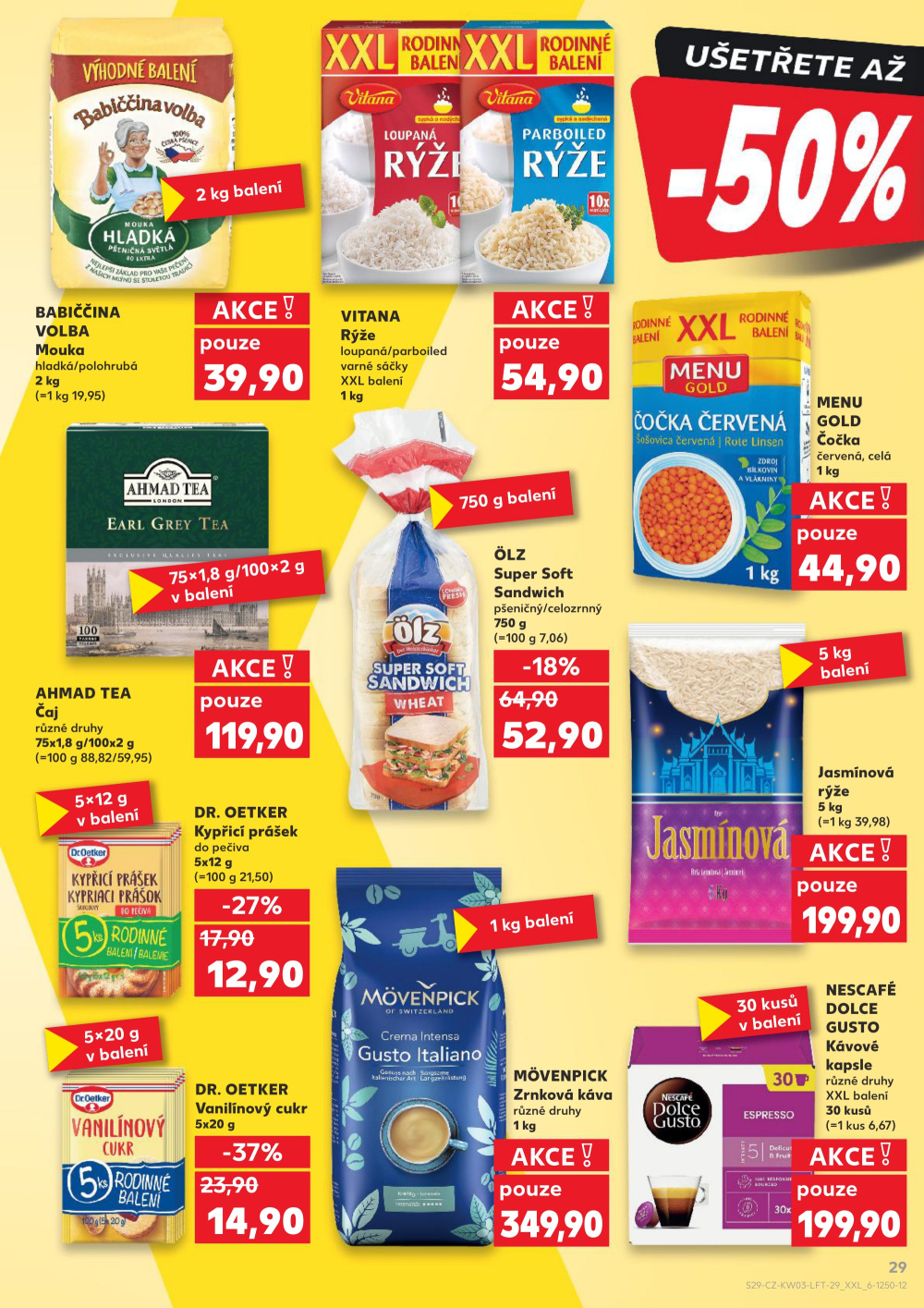 Leták Kaufland leták Praha 8 - Malý Klín - strana 29