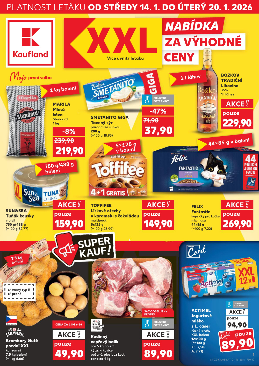 Leták Kaufland leták Mladá Boleslav - strana 1
