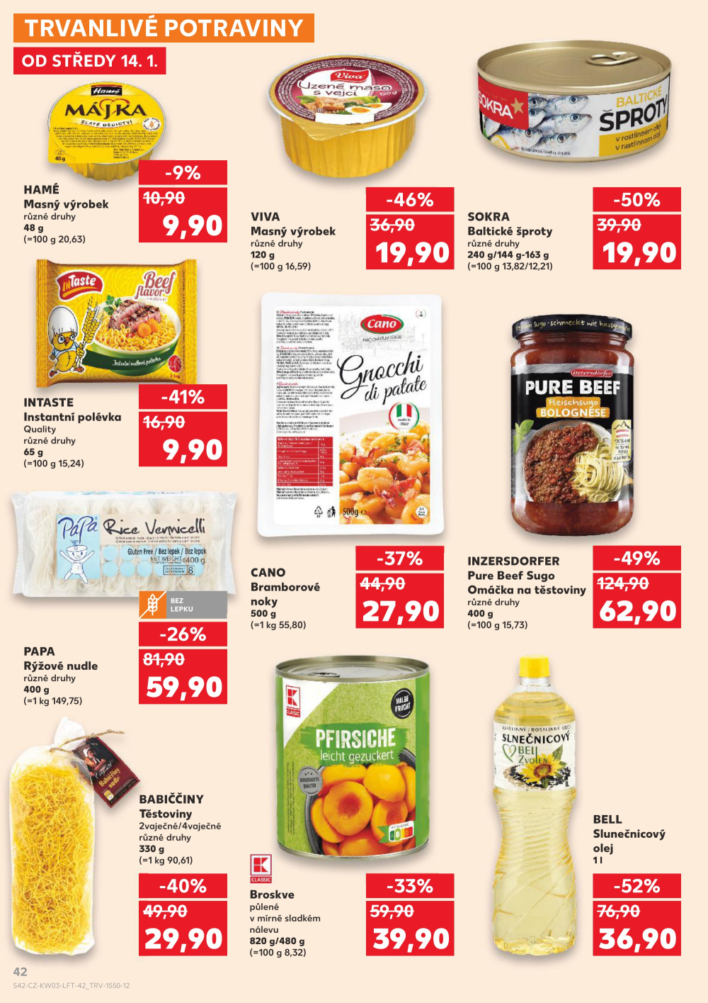 Leták Kaufland leták Hranice na Moravě - strana 42