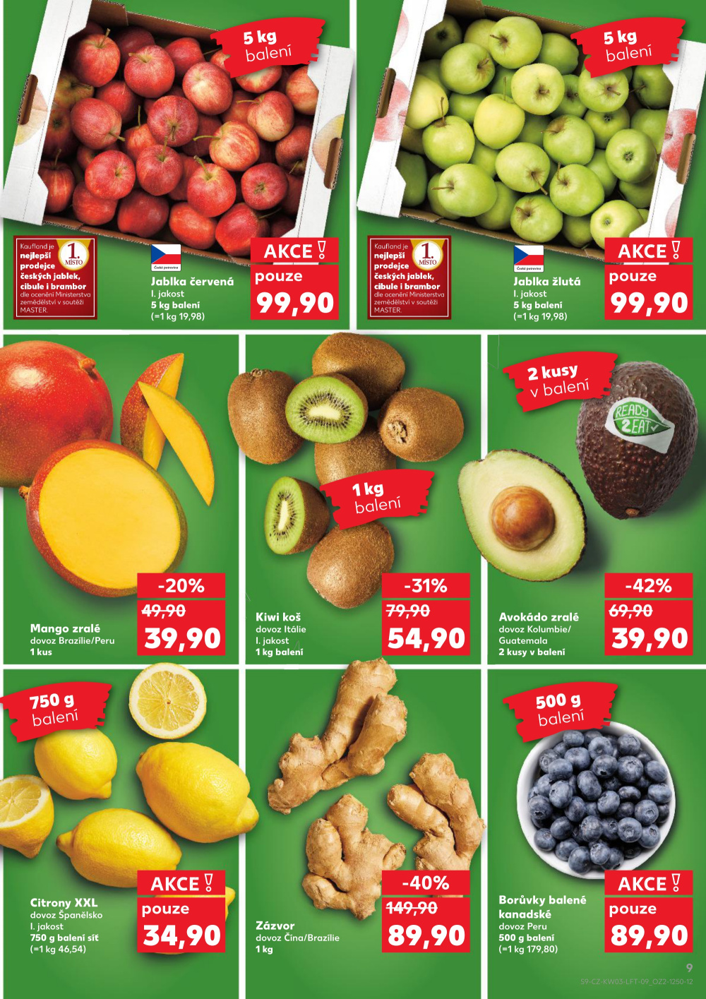 Leták Kaufland leták Třebíč, Brněnská - strana 9