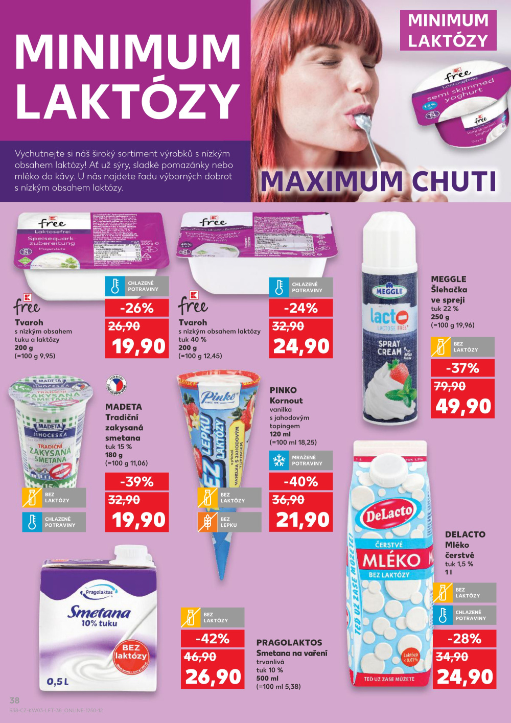 Leták Kaufland leták Jablonec nad Nisou, Jateční - strana 38