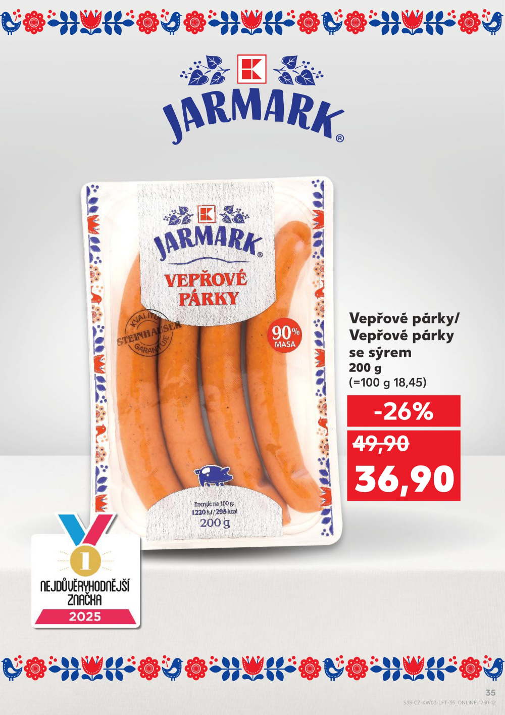 Leták Kaufland leták Chomutov - Centrum - strana 35