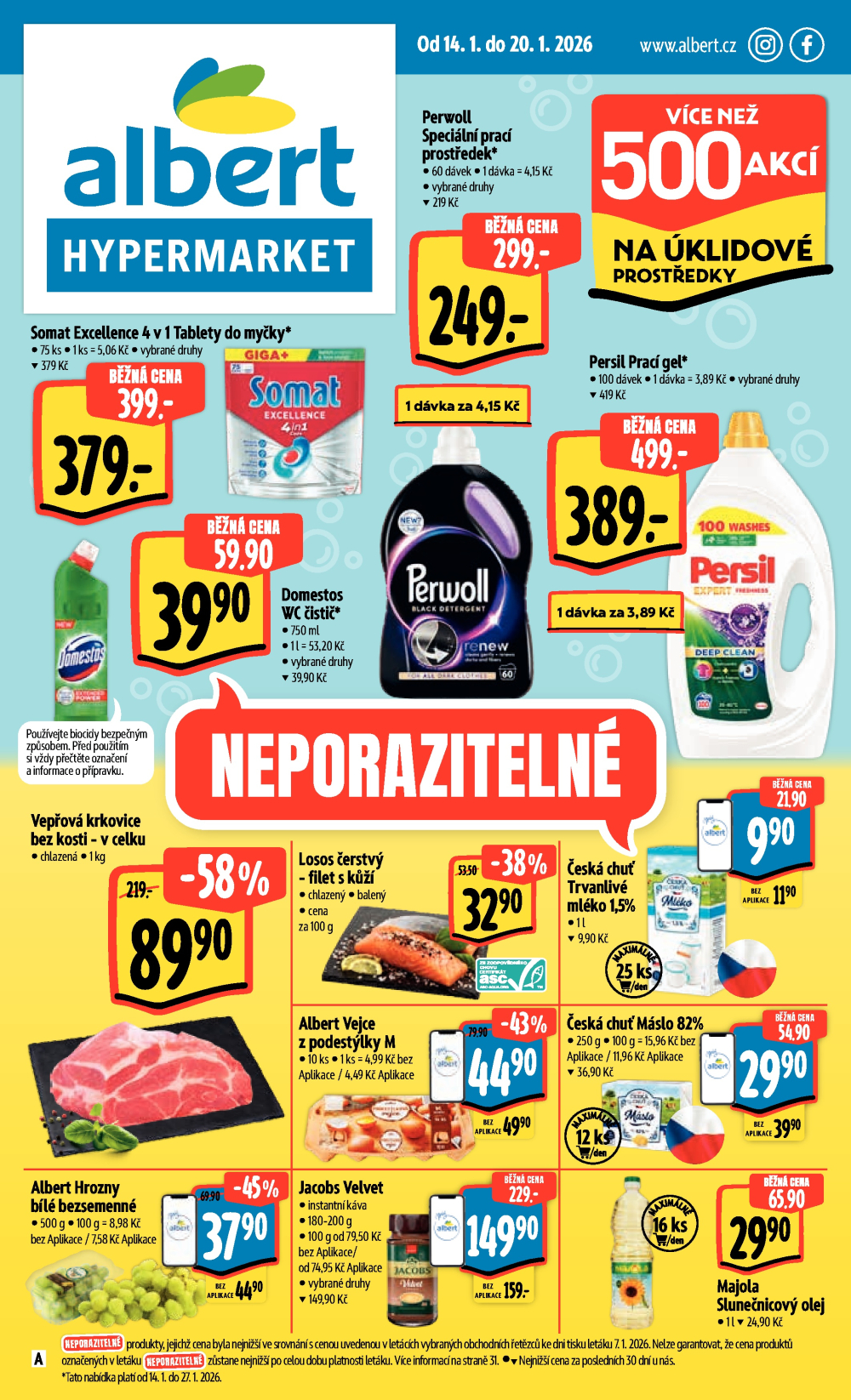 Leták Albert Hypermarket leták - strana 1