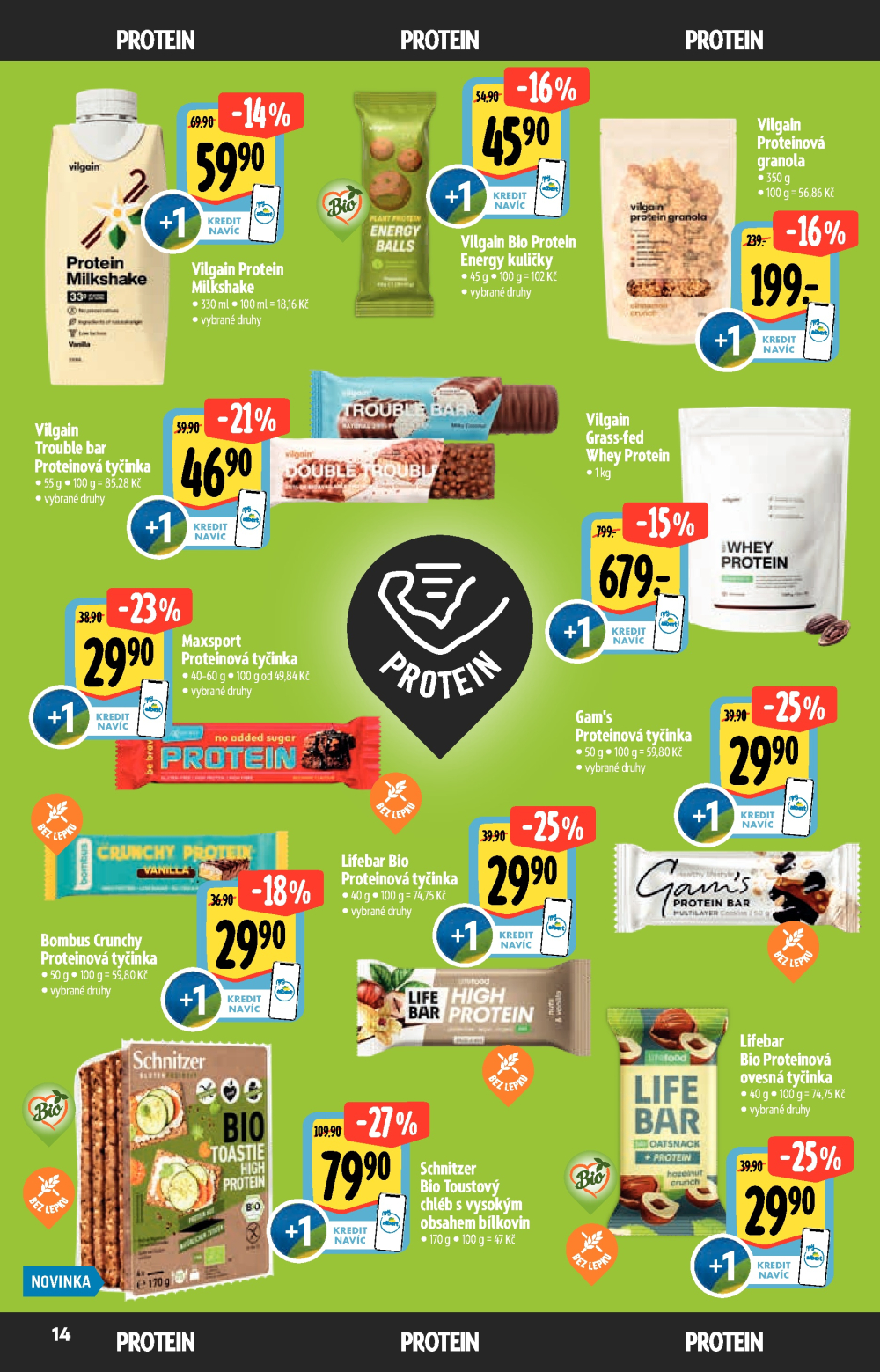 Leták Albert Hypermarket - Akční katalog Bio - strana 14