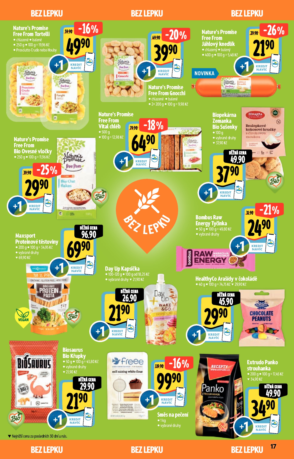 Leták Albert Hypermarket - Akční katalog Bio - strana 17