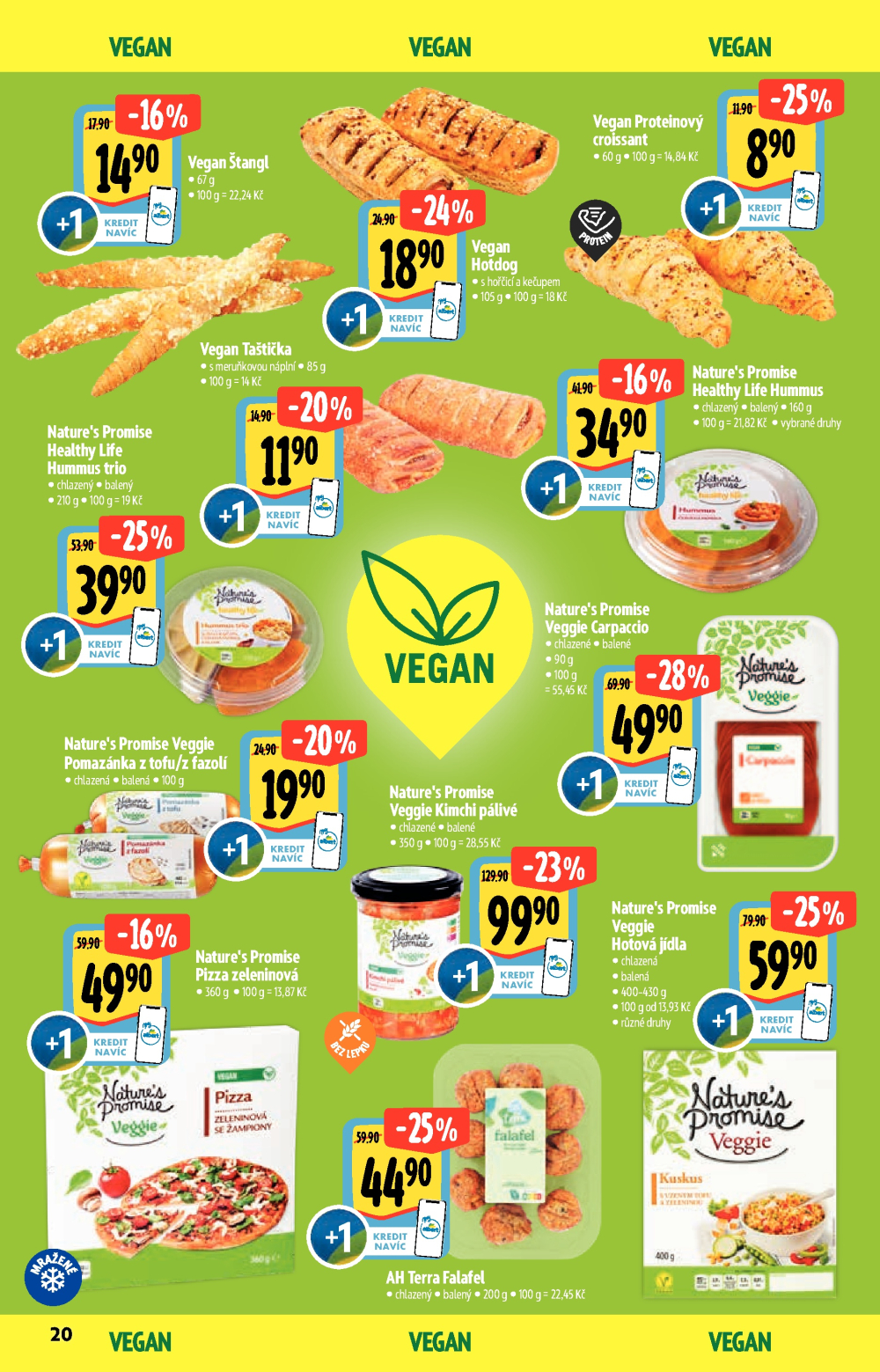 Leták Albert Hypermarket - Akční katalog Bio - strana 20