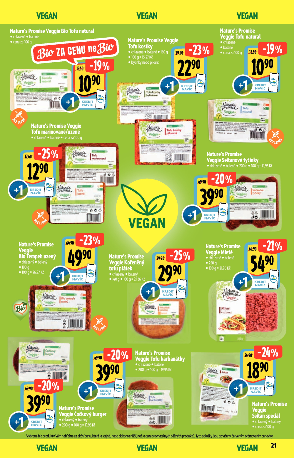 Leták Albert Hypermarket - Akční katalog Bio - strana 21