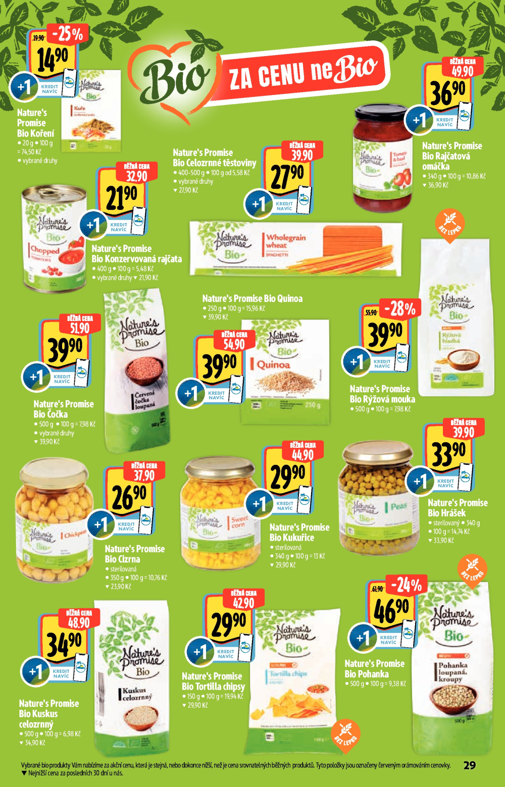 Leták Albert Hypermarket - Akční katalog Bio - strana 29