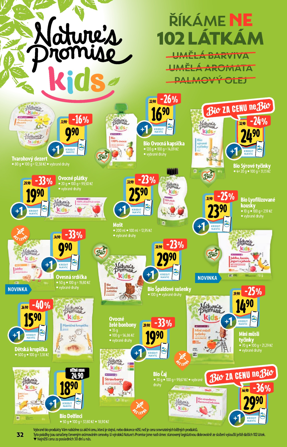 Leták Albert Hypermarket - Akční katalog Bio - strana 32