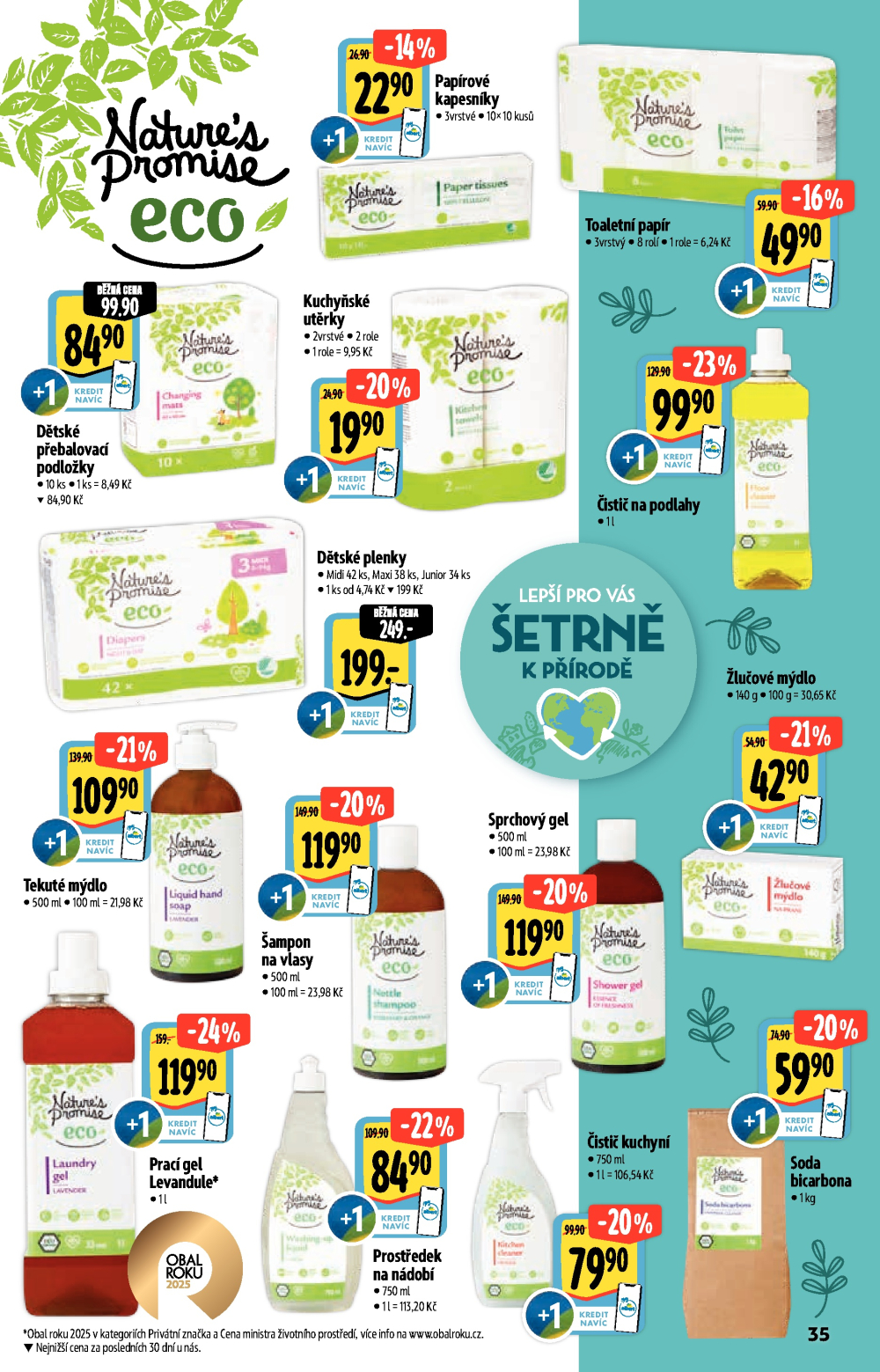 Leták Albert Hypermarket - Akční katalog Bio - strana 35