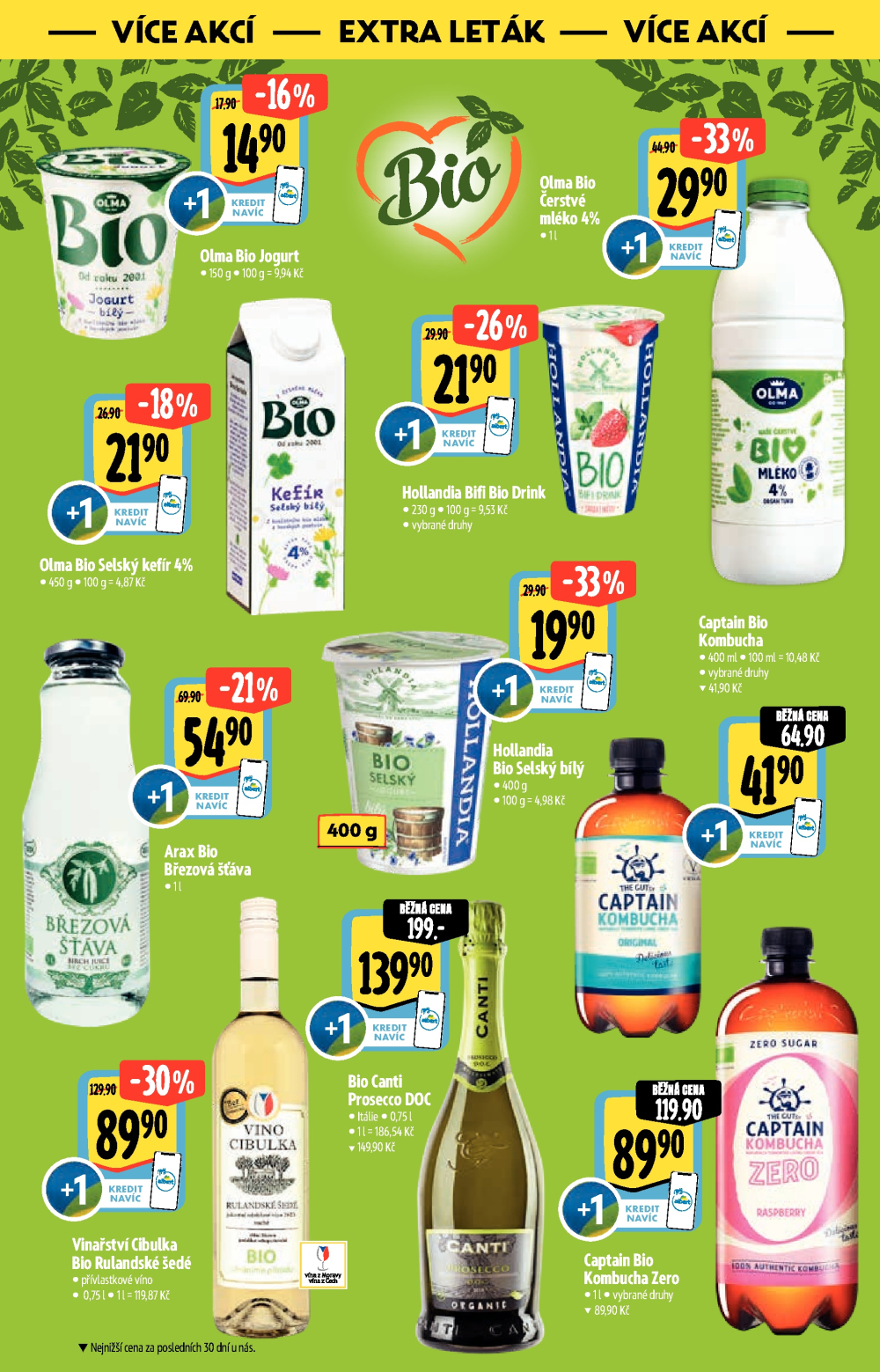 Leták Albert Hypermarket - Akční katalog Bio - strana 36