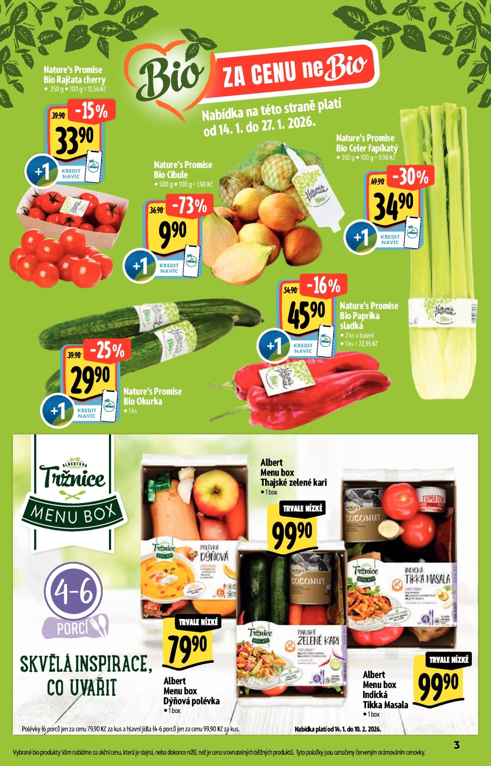 Leták Albert Hypermarket - Akční katalog Bio - strana 3