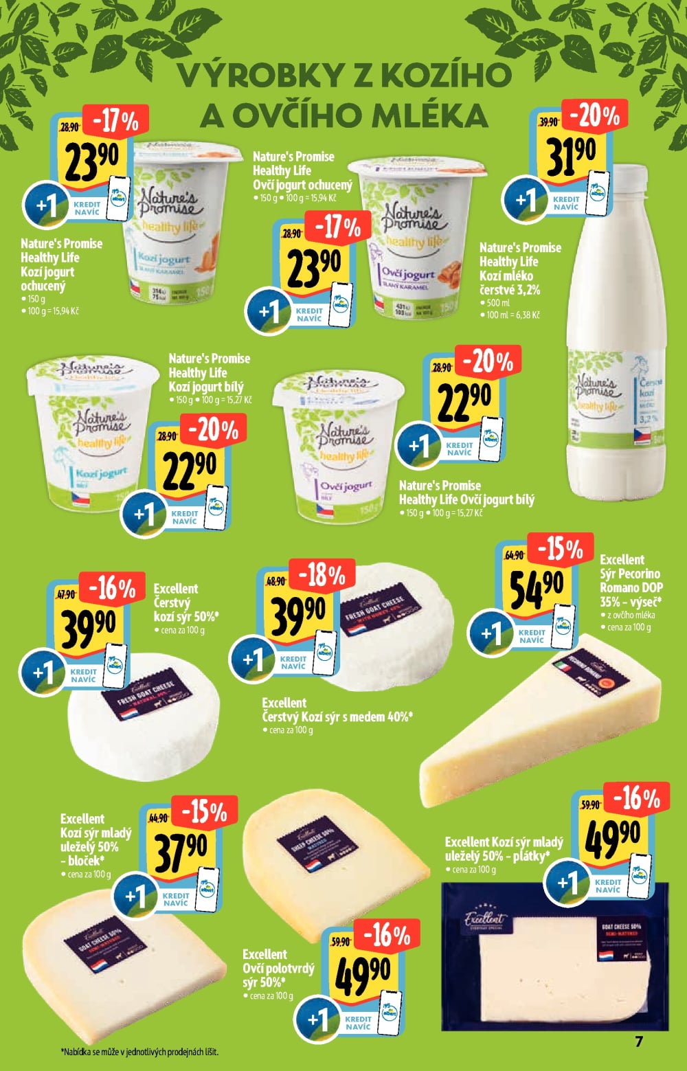 Leták Albert Hypermarket - Akční katalog Bio - strana 7