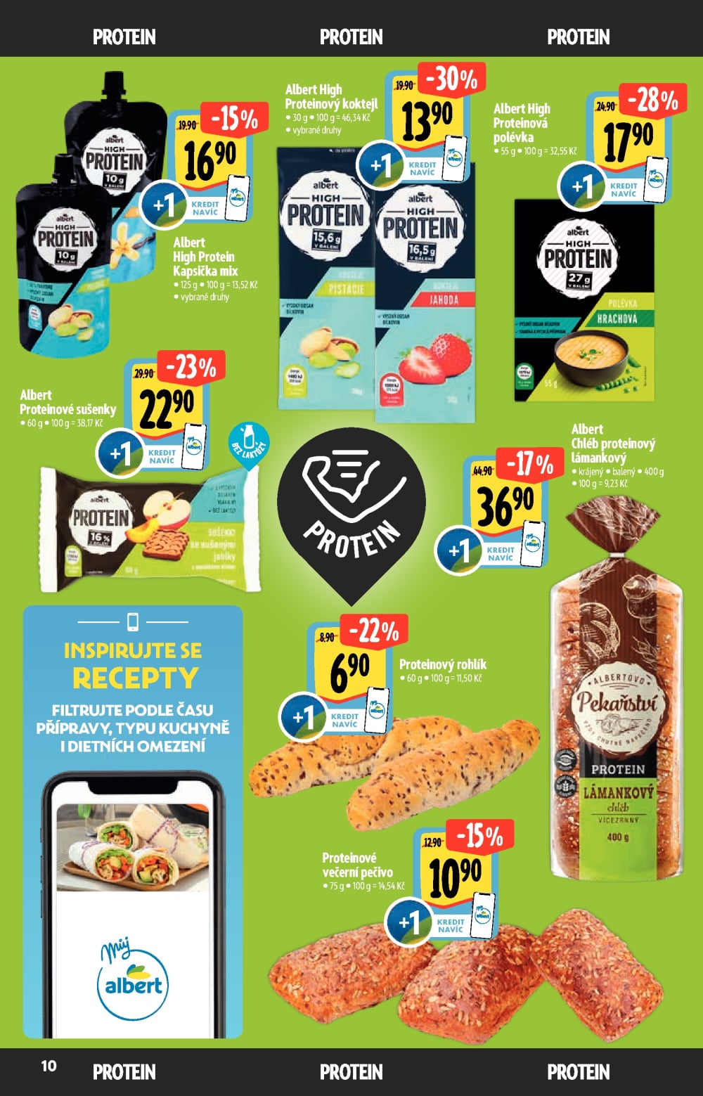 Leták Albert Supermarket - Akční katalog Bio - strana 10
