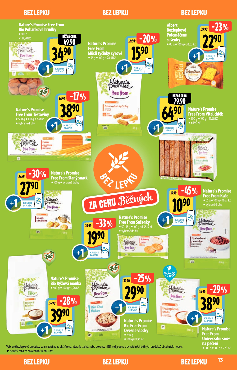 Leták Albert Supermarket - Akční katalog Bio - strana 13