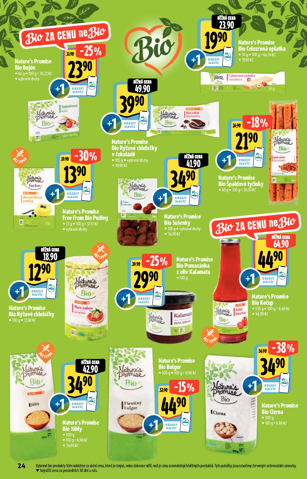 Leták Albert Supermarket - Akční katalog Bio - strana 24