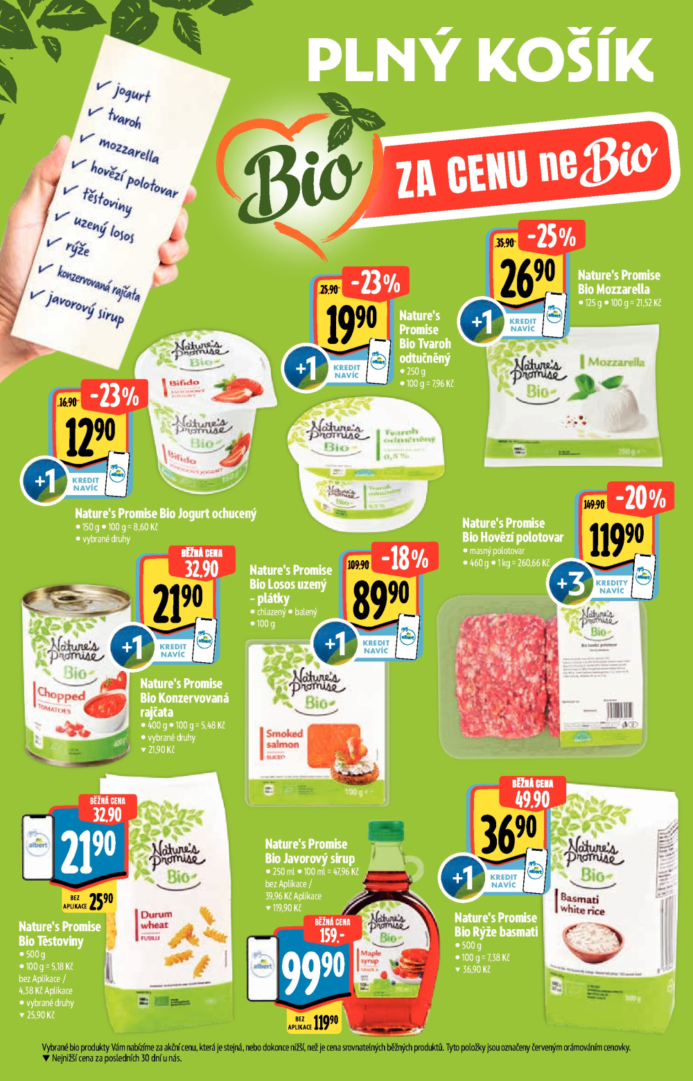 Leták Albert Supermarket - Akční katalog Bio - strana 29