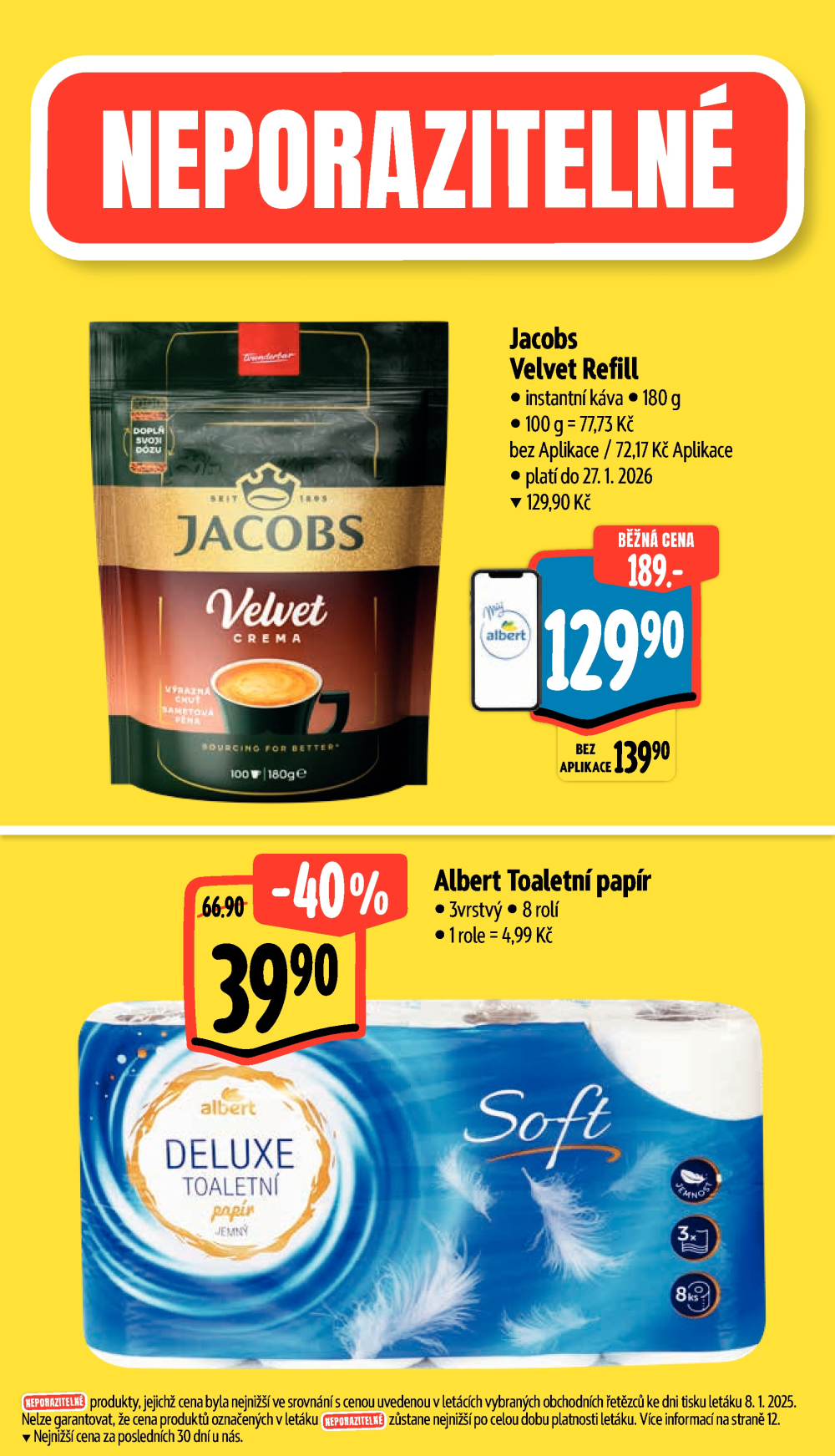 Leták Albert Supermarket leták - Brno, Stará Osada - strana 4