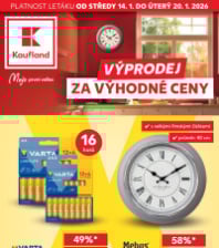 Akční leták Kaufland  - Spotřební zboží