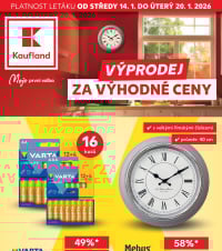 Akční leták Kaufland  - Spotřební zboží