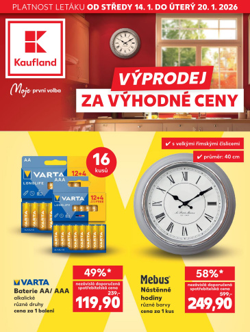 Kaufland leták - Spotřební zboží