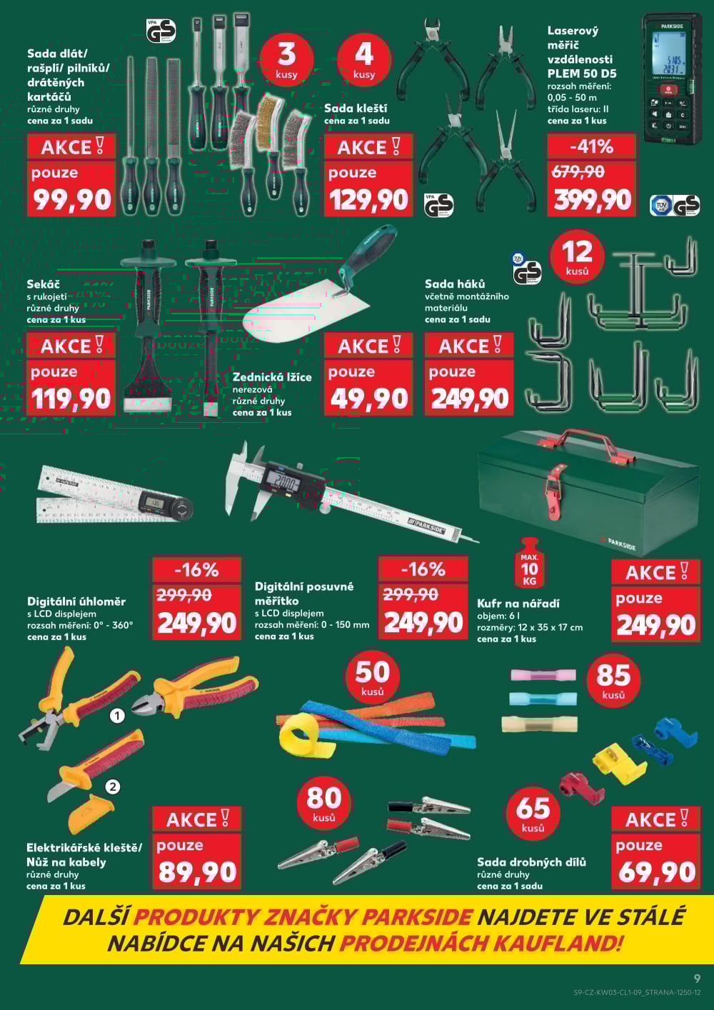 Leták Kaufland leták - Spotřební zboží - strana 9