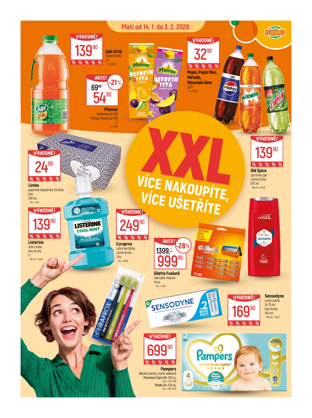 Leták Globus leták Praha - Černý Most - strana 12