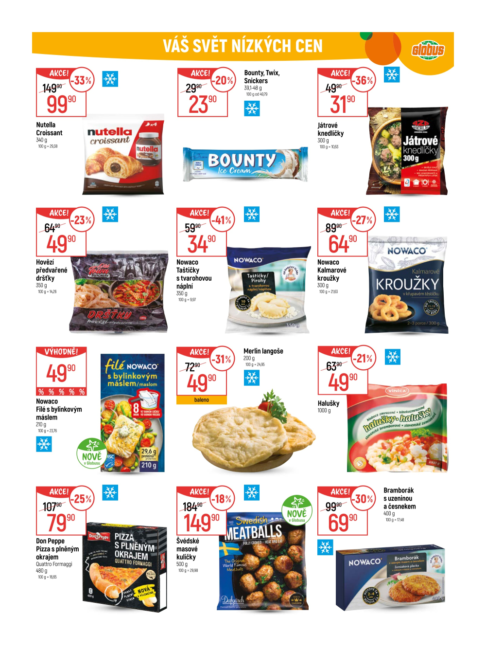 Leták Globus leták Praha - Černý Most - strana 25